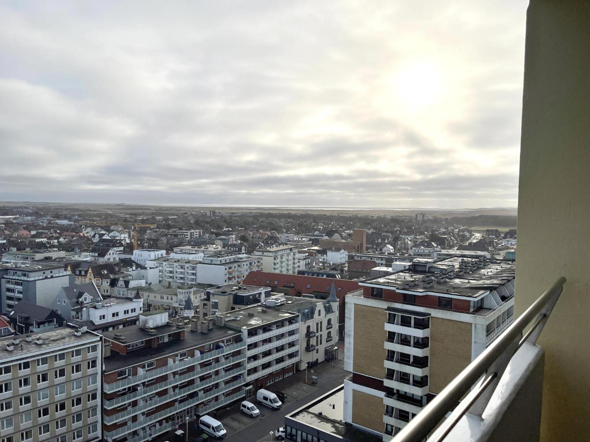 Haus Metropol App 327 Mit Meerblick Und Cityblick 3 Balkone Westerland Kültér fotó