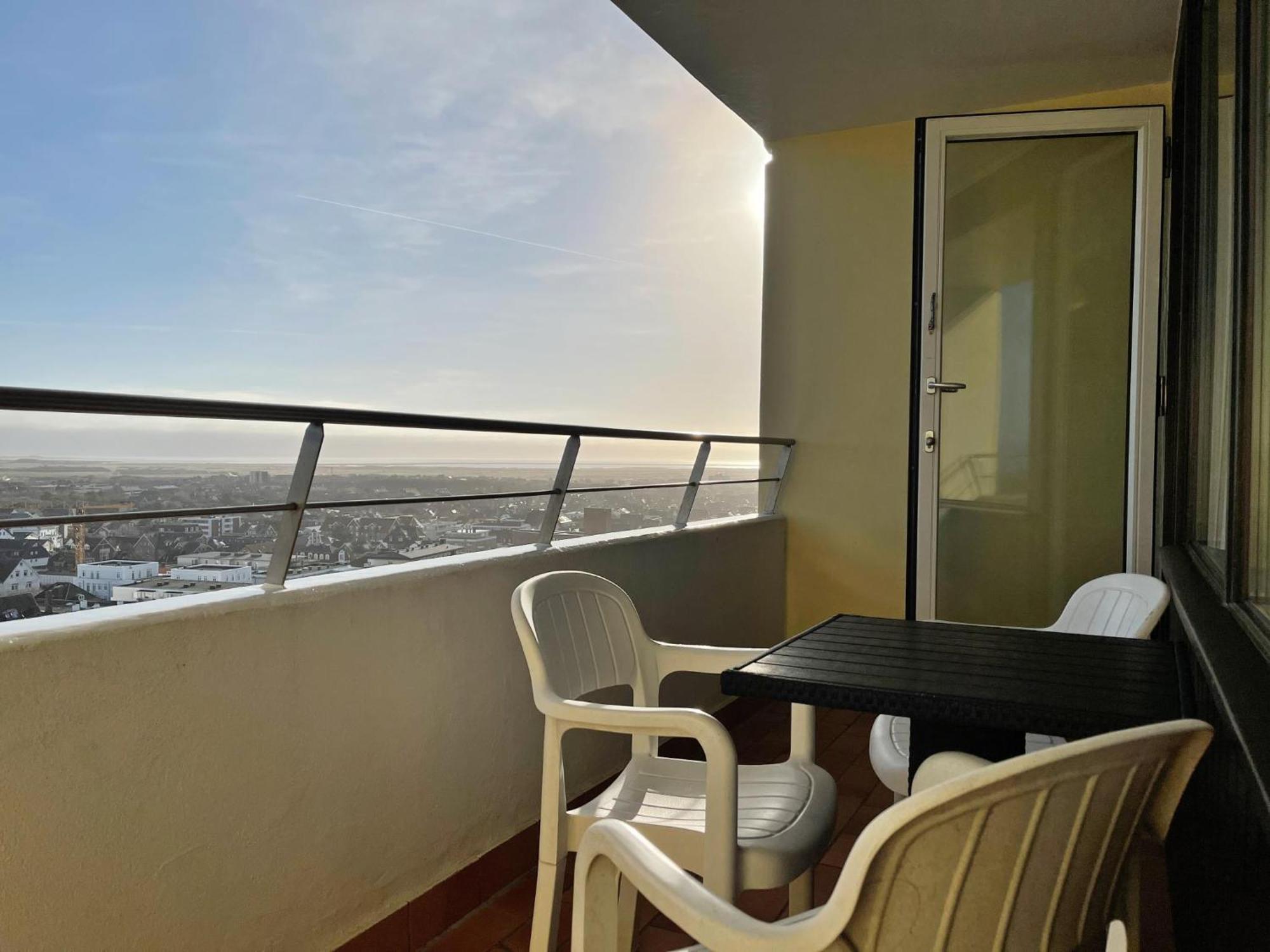 Haus Metropol App 327 Mit Meerblick Und Cityblick 3 Balkone Westerland Kültér fotó